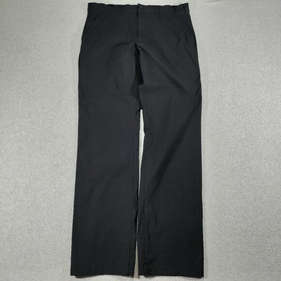 Eddie Bauer Pants Mens 36x36 Black StormRepel DWR Horizon Guide Chino Stretch - Picture 1 of 14